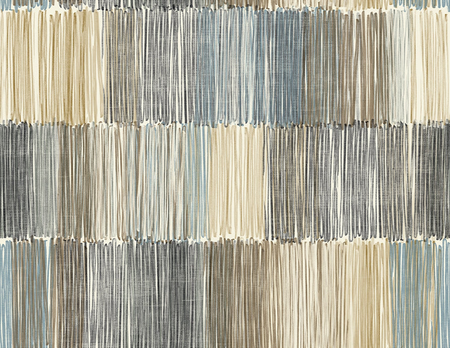 Lillian August Arielle Abstract Stripe Cabana Wallpaper Sample LN40306