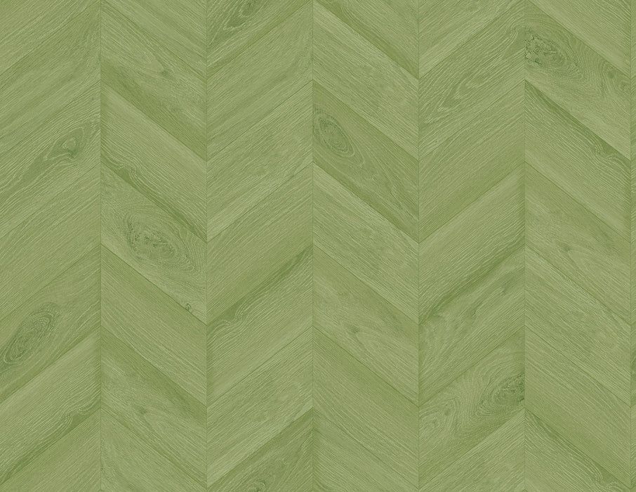 Lillian August Keone Bay Chevron Summer Fern Wallpaper Sample LN40804