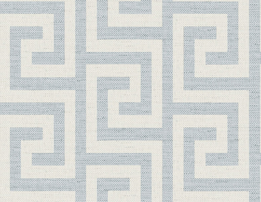 Lillian August Luna Retreat Greek Key Skylight Wallpaper LN41202
