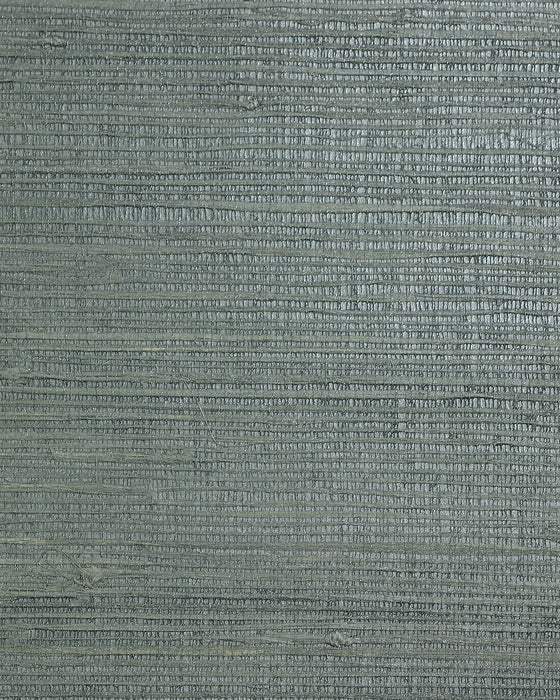 Lillian August Raw Jute Silvery Aqua Wallpaper LN50014