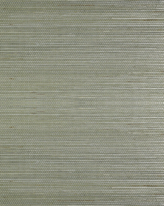 Lillian August Sisal Silver Green Wallpaper LN50027
