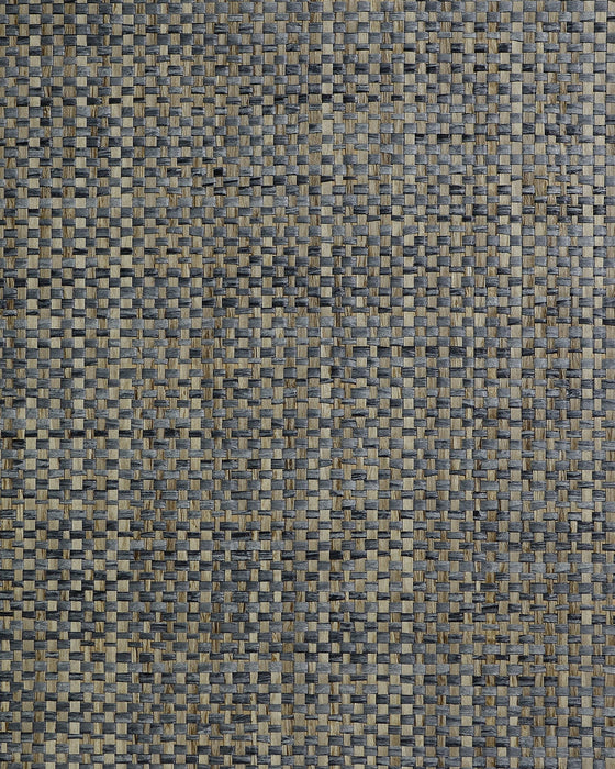 Lillian August Japanese Paperweave Multi Gray Wallpaper LN50079