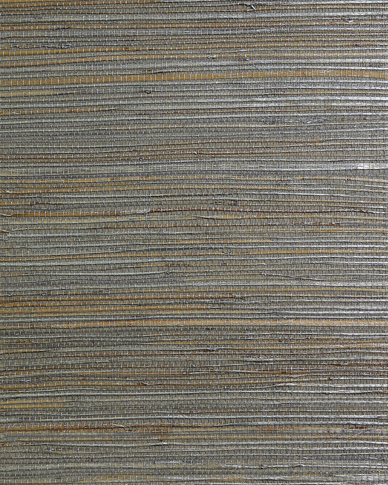 Lillian August Raw Jute Multi Silver Wallpaper LN50089