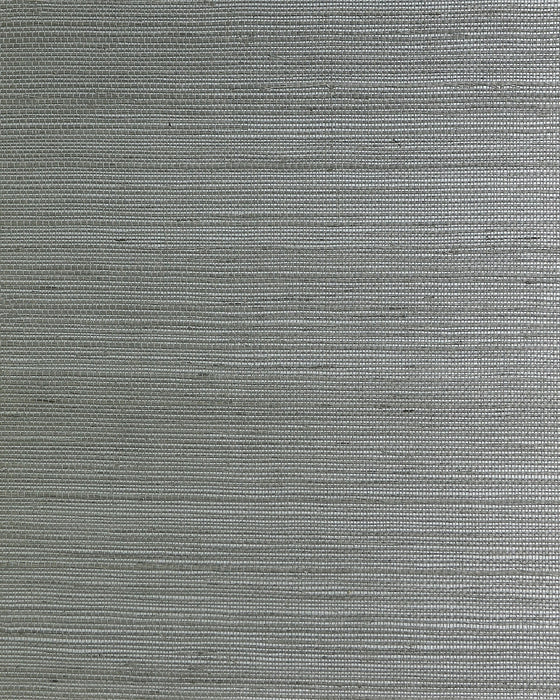 Lillian August Sisal On Metallic Warm Gray Wallpaper LN50092