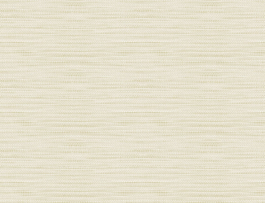 Seabrook Designs Toweling Faux Linen French Vanilla Wallpaper Sample LW50805