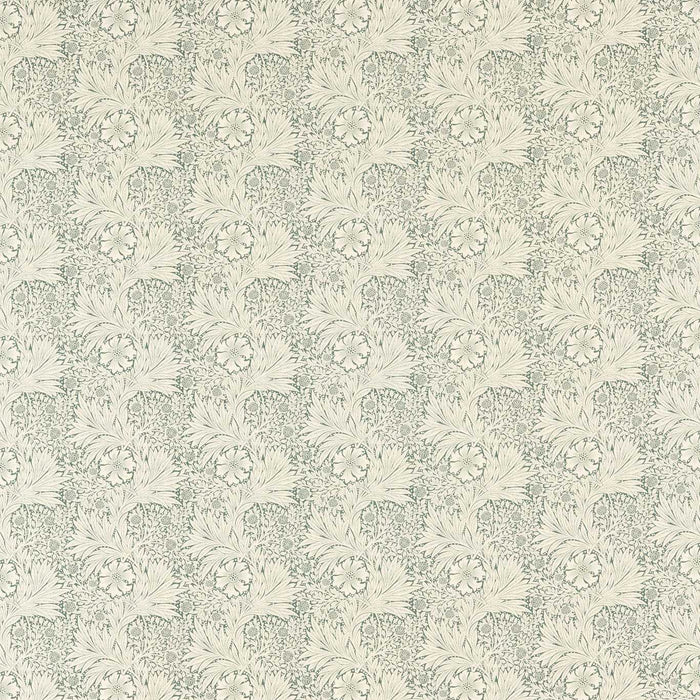 Morris & Co Marigold Soft Teal Fabric MAMB227106