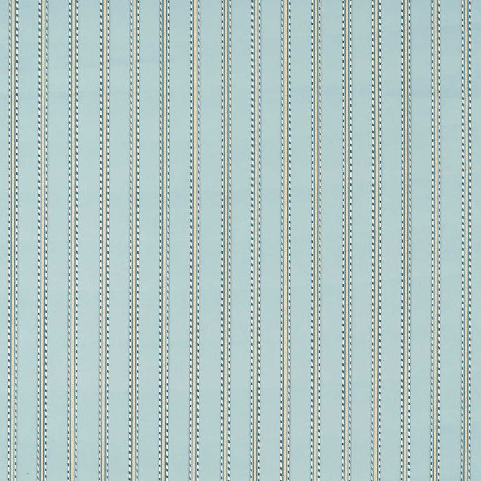 Morris & Co Holland Park Stripe Mineral Blue Fabric Sample MAMB227120