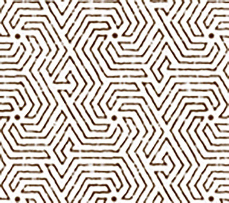 China Seas Maze Brown Wallpaper Sample 2510-07WP