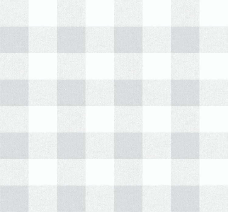 Seabrook Designs Picnic Plaid Daydream Gray Wallpaper MB31917