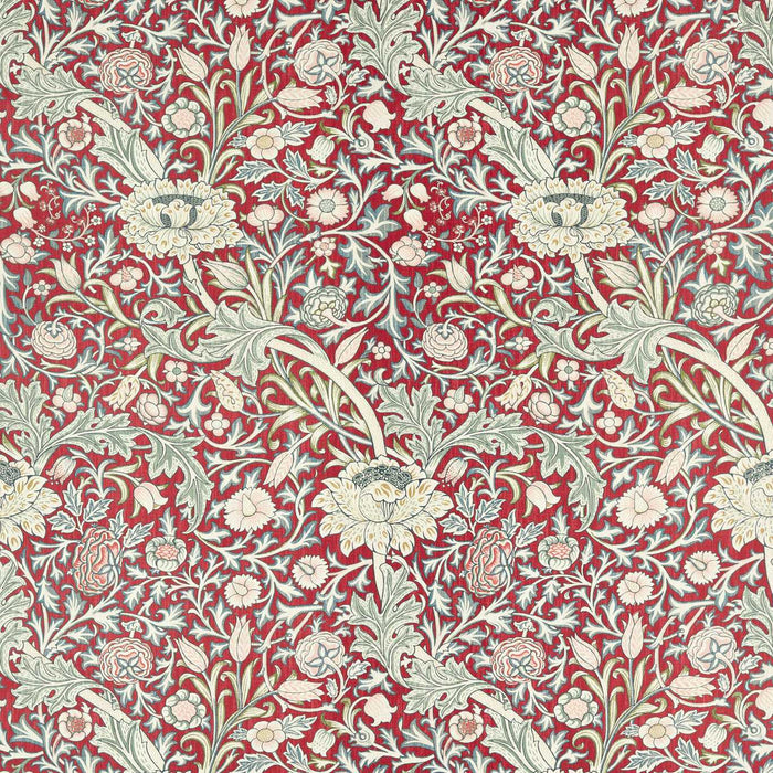 Morris & Co Trent Madder/Webbs Blue Fabric MEWF227024