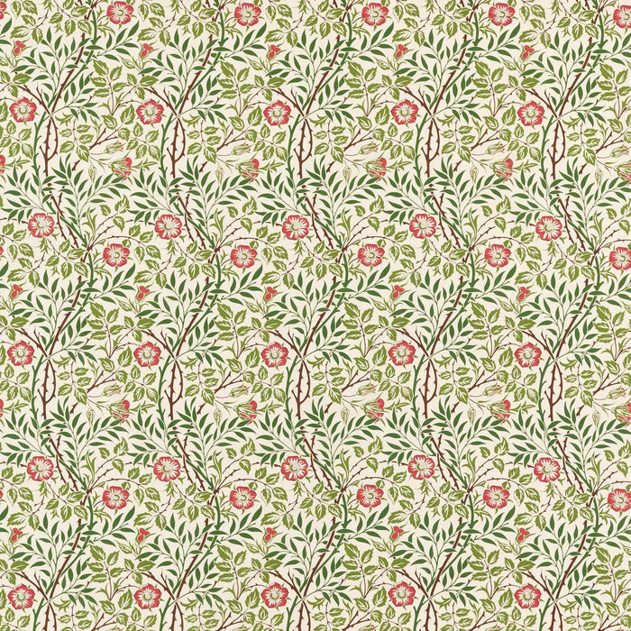 Morris & Co Sweet Briar Boughs/Rose Fabric Sample MFRF227240
