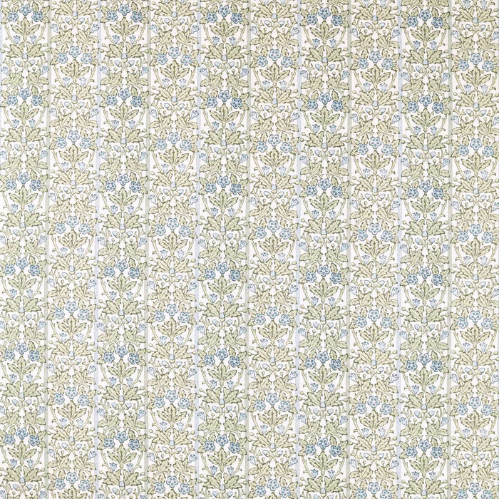 Morris & Co Oak & Blossom Thyme/Woad Fabric Sample MHCB227385