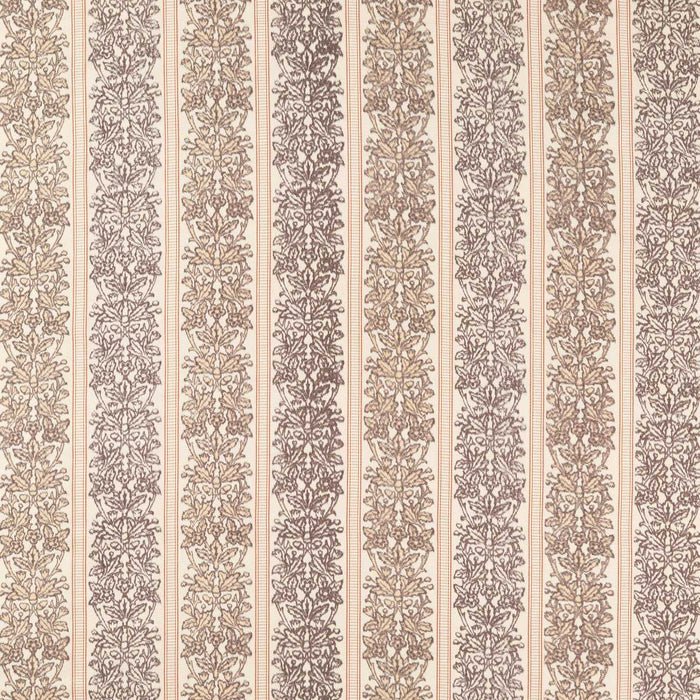 Morris & Co Oak & Blossom Weave Chestnut Fabric Sample MHCB237669
