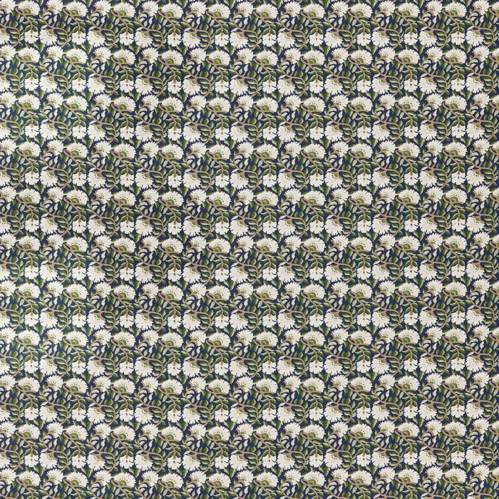 Morris & Co Wardle Weave Indigo Fabric MIND237568