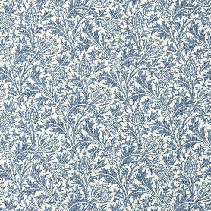 Morris & Co Thistle Weave Woad Fabric MIND237572