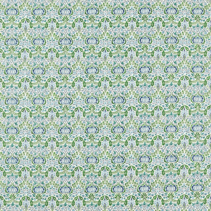 Morris & Co Little Chintz Nettle/Woad Fabric MLIF227250