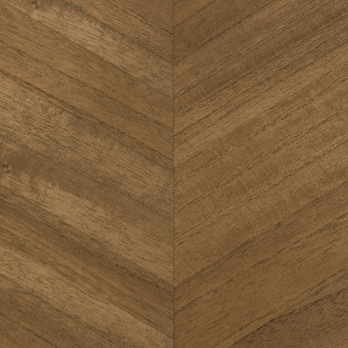 Maya Romanoff Grand Scale Ajiro Chevron Chestnut Wallpaper Sample MR-AC2-4607-M