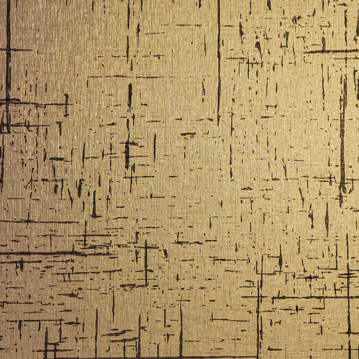 Maya Romanoff Craze Gala Gold Wallpaper Sample MR-FV-25X10-B