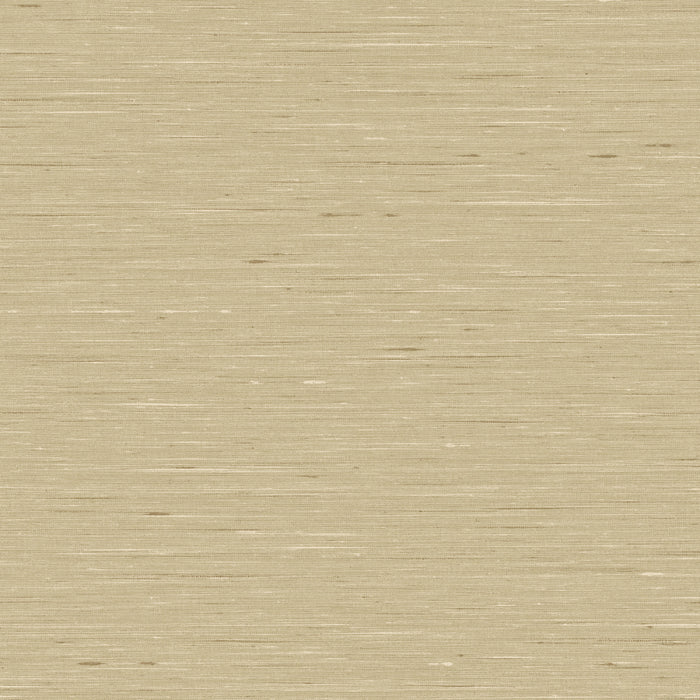 Maya Romanoff Entwine Serene Silk (54 Inch) Teton Tan Wallpaper Sample MR-FV-40X10-54
