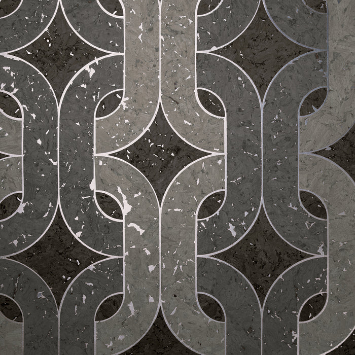 Maya Romanoff Porto Elo Syrah Slate Wallpaper Sample MR-PE-1109-MX
