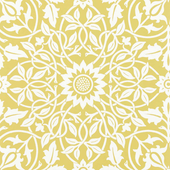 Morris & Co St James Ceiling Sunflower 217078 Wallpaper Sample MSIM217078