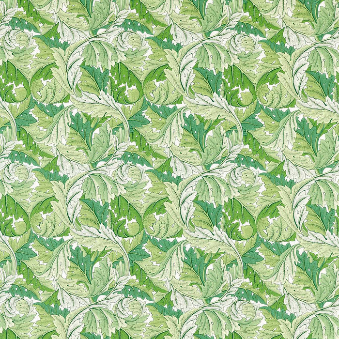 Morris & Co Acanthus Leaf Green Fabric Sample MSIM226896