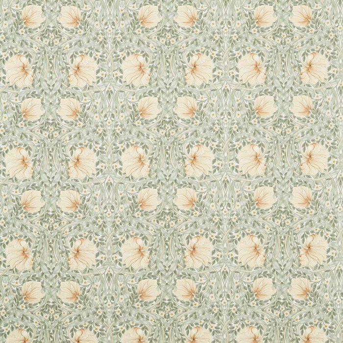 Morris & Co Pimpernel Ww Sage/Caramel Fabric Sample MSWW227283