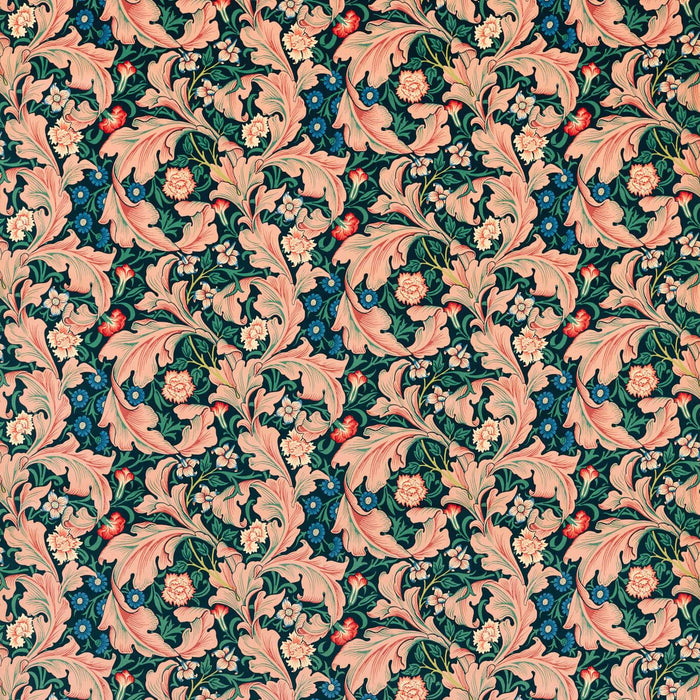 Morris & Co Leicester Cosmo Pink/Indigo Fabric MVOF227211