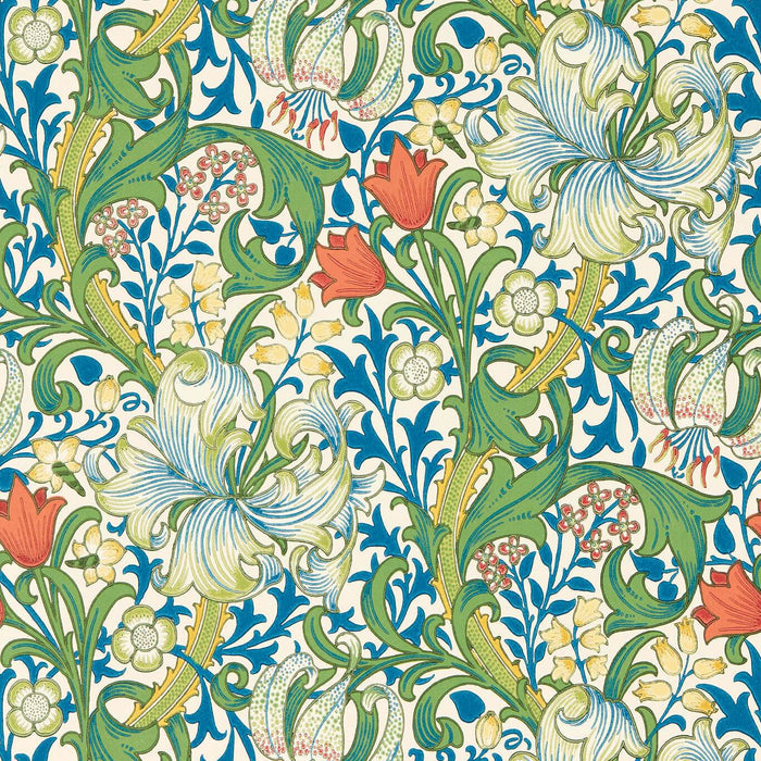 Morris & Co Golden Lily Twister Wallpaper MVOW217330