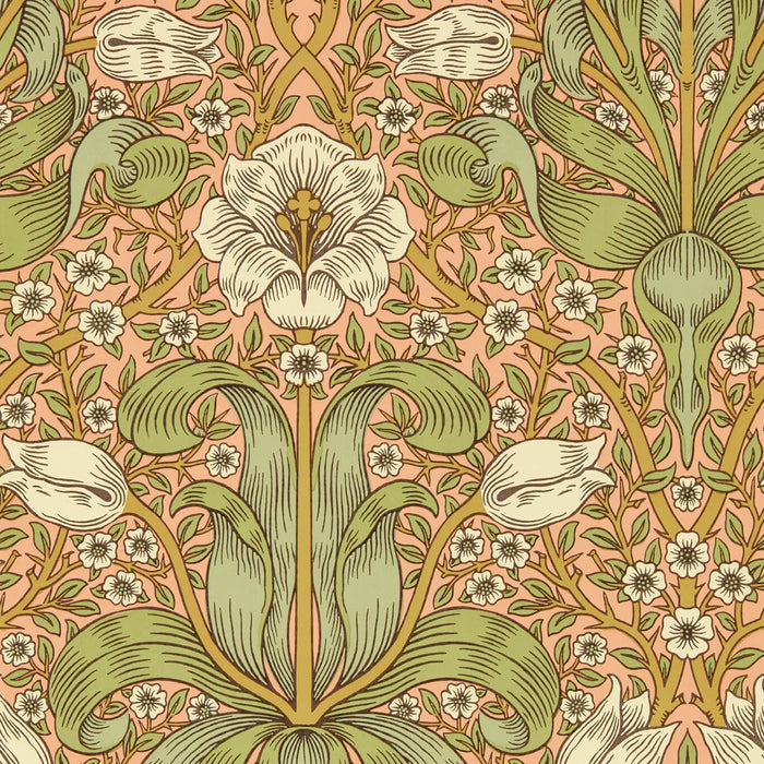 Morris & Co Spring Thicket Fruit Punch Wallpaper MVOW217336