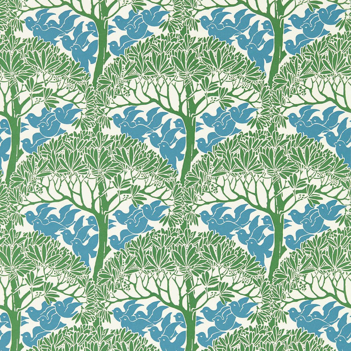 Morris & Co The Savaric Garden Green Wallpaper MVOW217340