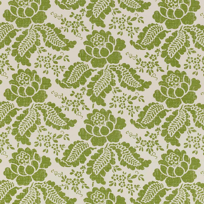 Quadrille Martine Leaf Green Fabric Sample 304170F-05