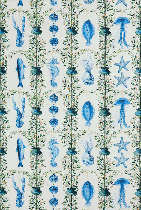 Pierre Frey Bonne Peche Bleu Fabric F3206001