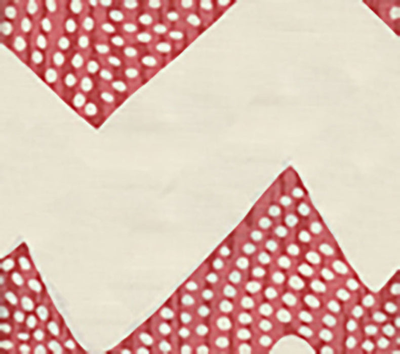 Alan Campbell Mojave Zig Zag Corals Fabric Sample AC720-10