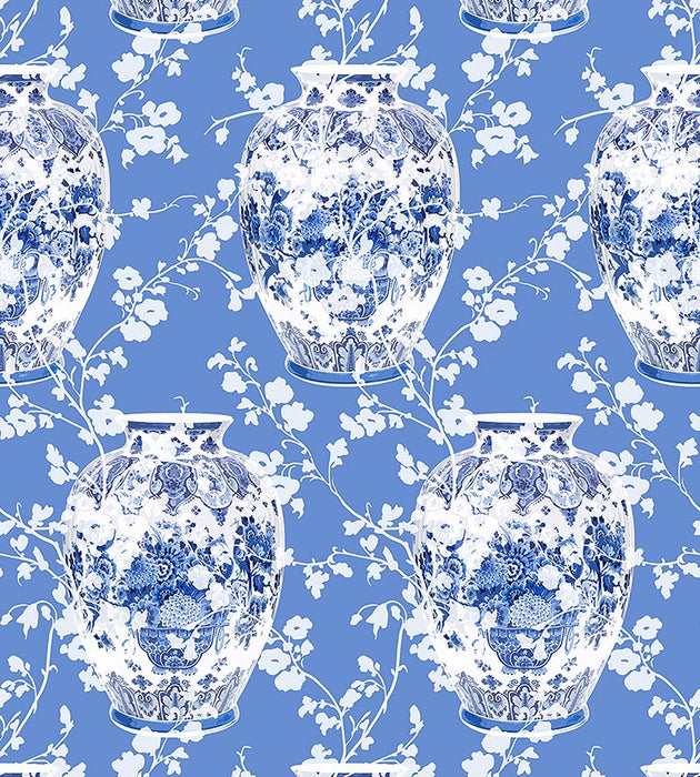 Nicolette Mayer Filagree - Sheer Blue Fabric N4FILA0001