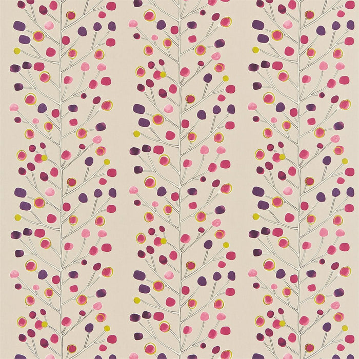 Scion Berry Tree Mink/Plum/Berry/Lime Fabric Sample NMEL120053.SCN.0