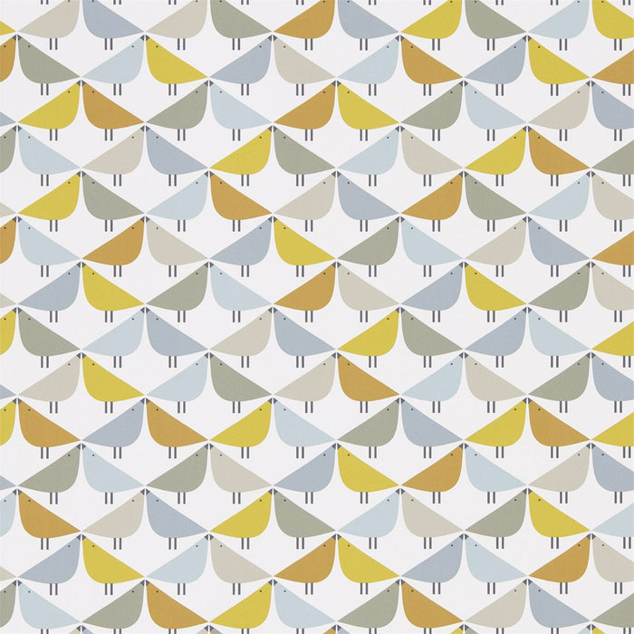 Scion Lintu Dandelion/Butterscoth/Pebble Wallpaper Sample NNOU111522.SCN.0