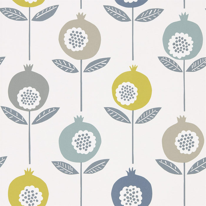 Scion Pepino Limeade/Hemp/Glacier Wallpaper Sample NNOU111544.SCN.0