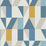 Scion Nuevo Indigo/Slate/Satsuma Wallpaper Sample NNUE111831.SCN.0