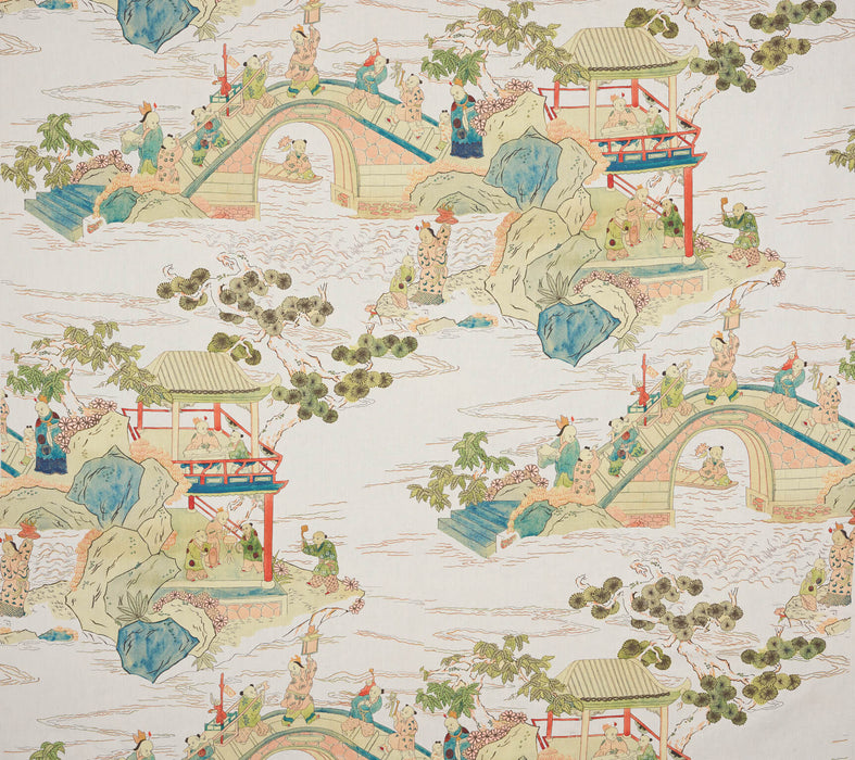 Braquenie Shaolin Jade Fabric Sample B7625001