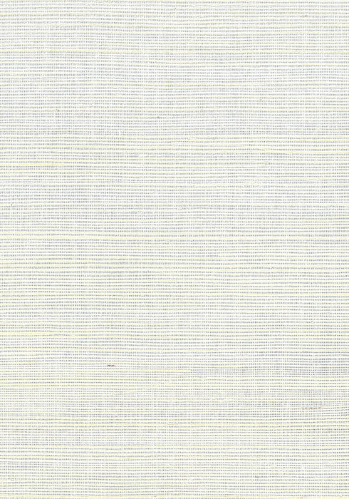 Seabrook Designs Sisal Metallic Silver, Off White Wallpaper Sample NR178Y