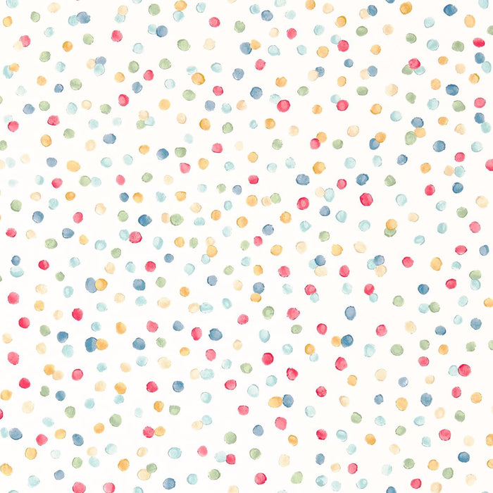 Scion Lots of Dots Pistachio/Pimento/Denim Wallpaper Sample NSCK111282.SCN.0