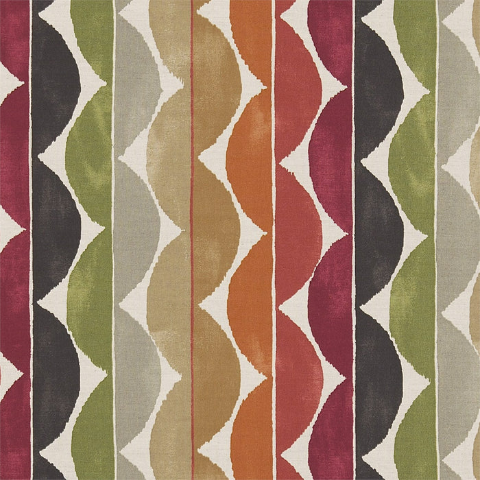 Scion Yoki Terracotta/Moss/Amber Fabric Sample NSPI120310.SCN.0