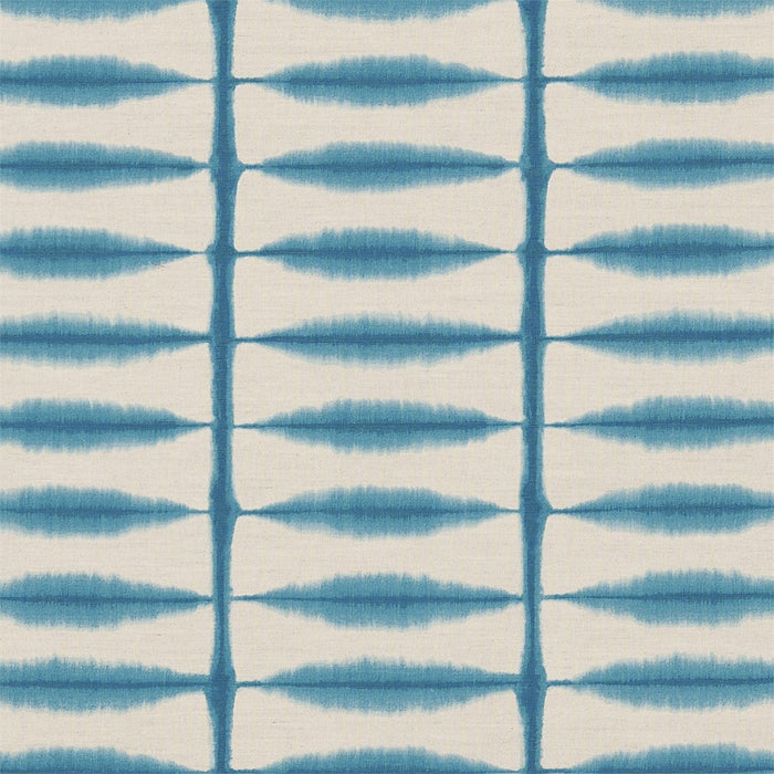 Scion Shibori Teal/Linen Fabric Sample NSPI120321.SCN.0