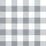 NextWall Picnic Plaid Gray & White Wallpaper NW34508