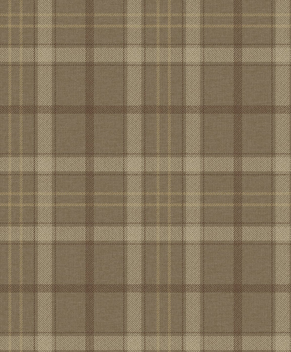 NextWall Tailor Plaid Cafe Latte Wallpaper NW54316