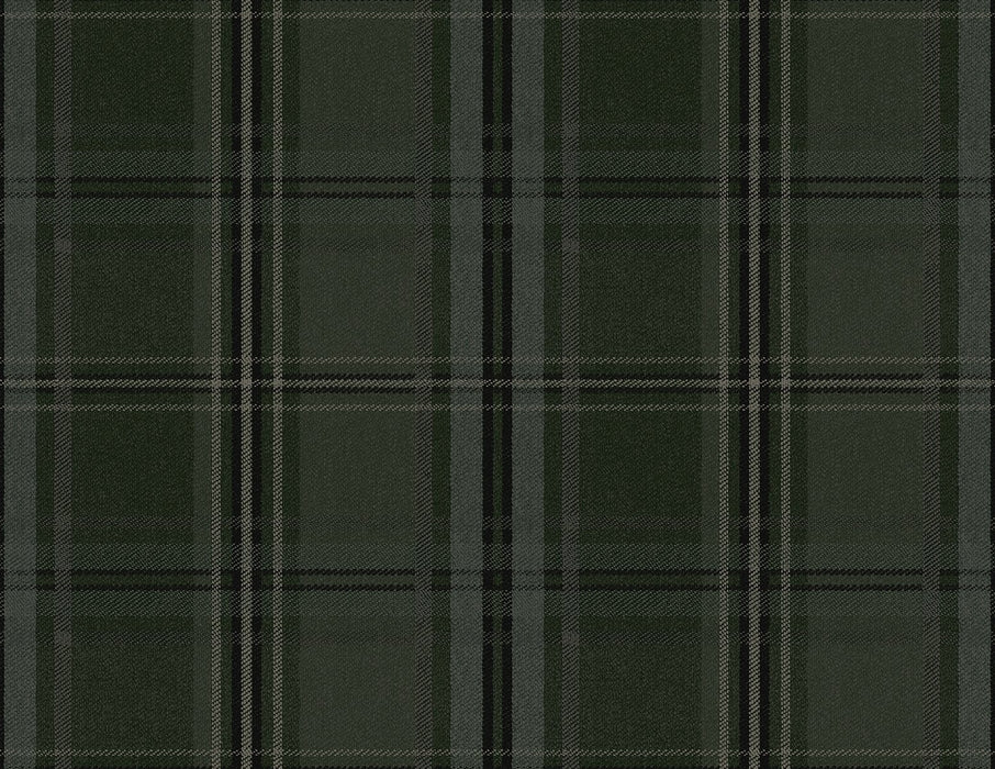 NextWall Classic Plaid Evergreen Wallpaper Sample NW55104