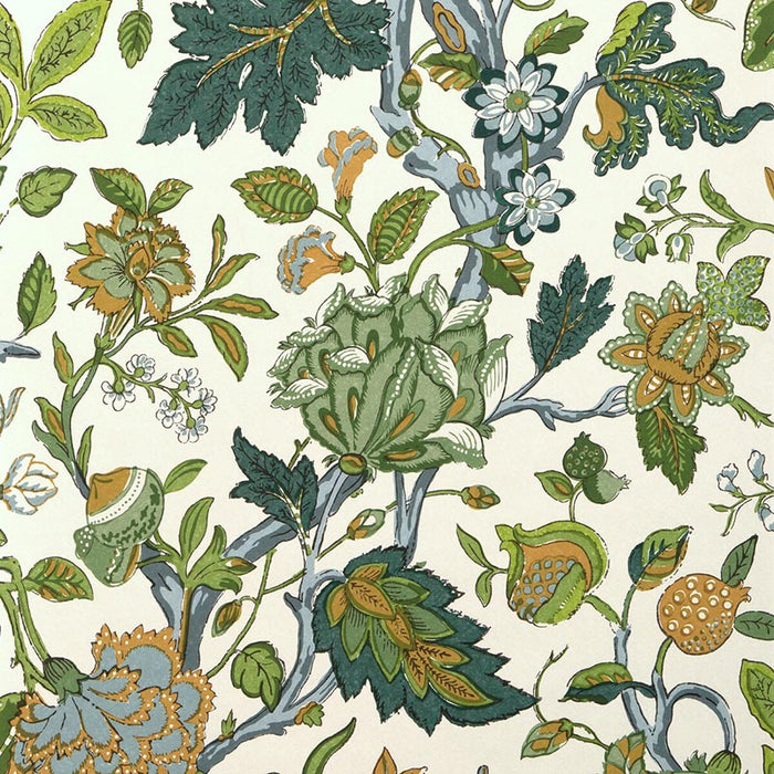 Lee Jofa Hazelwood Paper Green Wallpaper P2023119.335.0