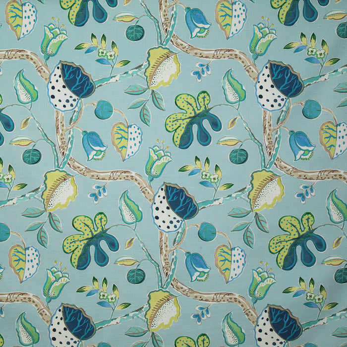 Pindler Ellisville Aqua Fabric ELL042-BL01