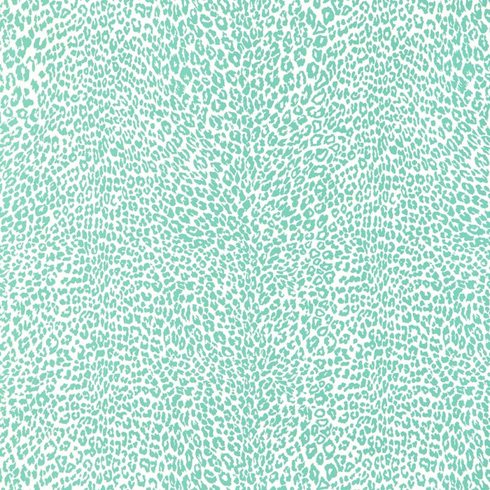 Brunschwig & Fils Petit Leopard Aqua Wallpaper P8023107.13.0
